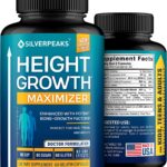 Height Growth Maximizer – Natural Height Pills to Grow Taller – Made in USA – Growth Pills with Calcium for Bone Strength – Get Taller Supplement That Increases Bone Growth – Free of Growth Hormone
