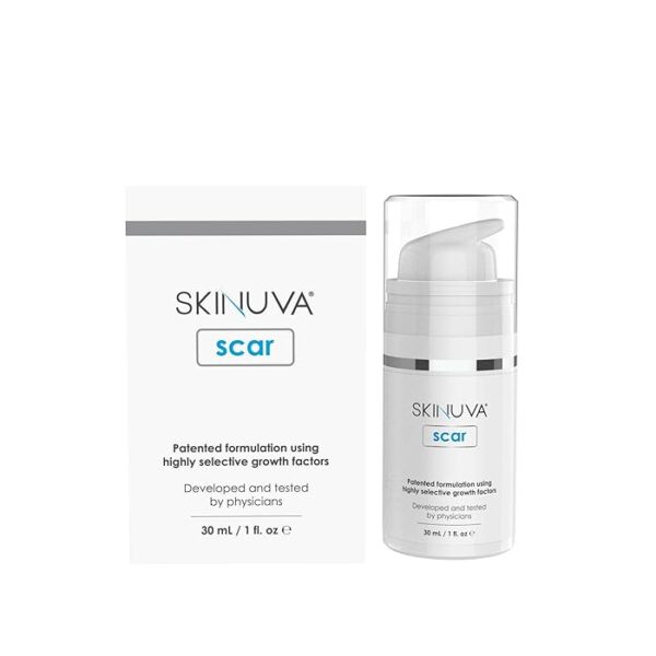 Skinuva® Next Generation Scar Cream – Advanced Scar Cream Formulated with Growth Factors (1 oz)