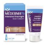 Mederma PM Intensive Overnight Scar Cream, Works with Skin’s Nighttime Regenerative Activity, Clinically Shown to Make Scars Smaller and Less Visible, 1.0 Oz (28g)
