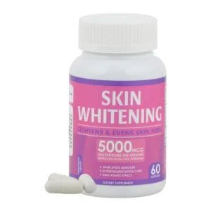 Skin whitening brightens and evens skin tone 5000mcg 60 Capsules for Enchance Immune System Glutathione Whitening Pills